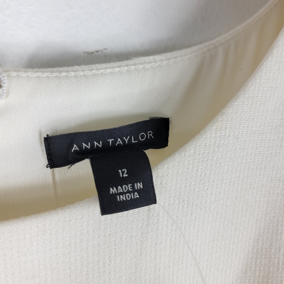 New Ann Taylor Long Sleeve Tiered Drop Waist Sheath Dress - Picture 6 of 10